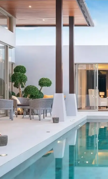 Luxury villa exterior